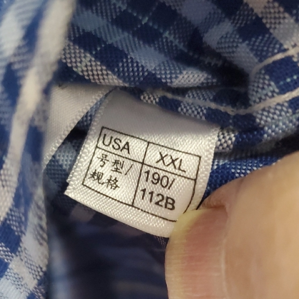 Brooks Brothers Blue Checkered Men's Shirt - Picture 7 of 12